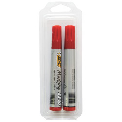 BLISTER DE 2 MARQUEURS ROUGES Taliaplast 401090 | 401090