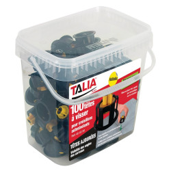 TETES A VISSER NOIRES(100 PCS) Taliaplast 404230 | 404230