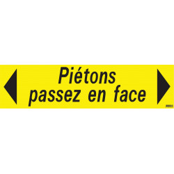 PANNEAU PIETONS PASSEZ EN FACE Taliaplast 620082 | 620082