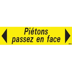 PANNEAU PIETONS PASSEZ EN FACE Taliaplast 620082 | 620082