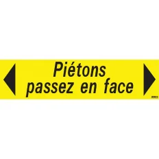 PANNEAU PIETONS PASSEZ EN FACE Taliaplast 620082 | 620082