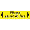PANNEAU PIETONS PASSEZ EN FACE Taliaplast 620082 | 620082