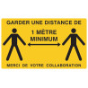 GARDER DISTANCE MINI 1M JAUNE Taliaplast 621902