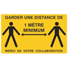 GARDER DISTANCE MINI 1M JAUNE Taliaplast 721902 | 721902