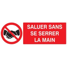 INTERDIT DE SE SERRER LA MAIN Taliaplast 726241 | 726241