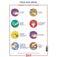 COMMENT SE LAVER LES MAINS NOR Taliaplast 621906 | 621906