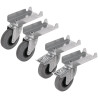 KIT ROULETTES / RACK PANNEAUX Taliaplast 521829 | 521829