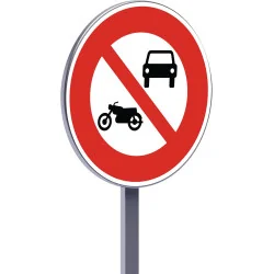 B7A ACCES INTERDIT AUX VEHICUL Taliaplast 522855 | 522855