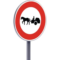 B9C ACCES INTERDIT AUX VEHICUL Taliaplast 522607 | 522607