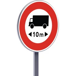 B10A ACCES INTERDIT AUX VEHICU Taliaplast 522614 | 522614