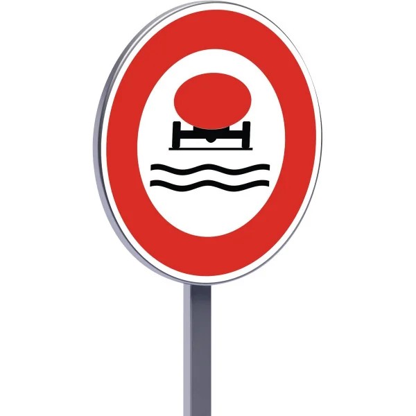 B18B ACCES INTERDIT AUX VEHICU Taliaplast 522818 | 522818