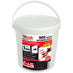 BRIDES AUTO-NIVELANTES 1MM Taliaplast 404291 | 404291