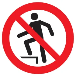 Panneau INTERDICTION DE MARCHER SUR LA Taliaplast 624349 | 624349