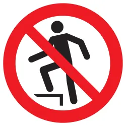 Panneau INTERDICTION DE MARCHER SUR LA Taliaplast 627349 | 627349