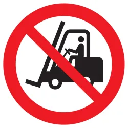 Panneau INTERDIT AUX VEHICULES INDUST. Taliaplast 622248 | 622248