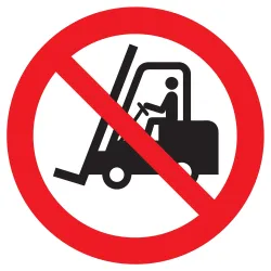 Panneau INTERDIT AUX VEHICULES INDUST. Taliaplast 623201 | 623201