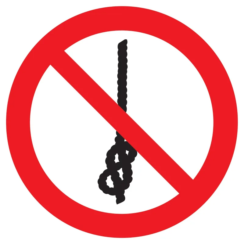 Panneau NE PAS FAIRE NOEUDS SUR CORDE Taliaplast 622354 | 622354 Panneau NE PAS FAIRE NOEUDS SUR CORDE Taliaplast 622354 | 622354