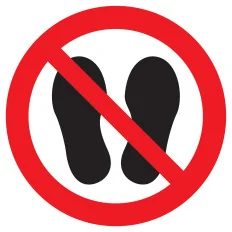 Panneau NE PAS MARCHER OU STATIONNER A Taliaplast 622351 | 622351