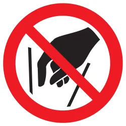 Panneau NE PAS METTRE LES MAINS NORMAS Taliaplast 623329 | 623329