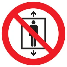 Panneau NE PAS UTILISER CET ASCENSEUR Taliaplast 627326 | 627326