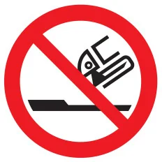 Panneau NE PAS UTILISER P/RECTIF.PLANE Taliaplast 624355 | 624355