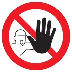 Panneau ACCES INTERDIT AUX PERSONNES N Taliaplast 622249 | 622249