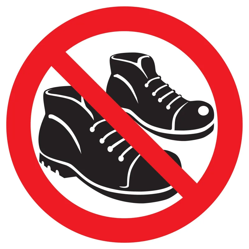 Panneau CHAUSSURES INTERDITES NORMASIG Taliaplast 627313 | 627313 Panneau CHAUSSURES INTERDITES NORMASIG Taliaplast 627313 | 627313