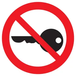 Panneau DEMARRAGE INTERDIT NORMASIGN D Taliaplast 627323 | 627323