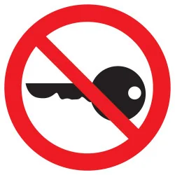 Panneau DEMARRAGE INTERDIT NORMASIGN D Taliaplast 622323 | 622323