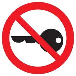 Panneau DEMARRAGE INTERDIT NORMASIGN D Taliaplast 623323 | 623323