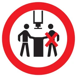 Panneau INTERDIT A PLUS D'UNE PERSONNE Taliaplast 622332 | 622332