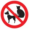 Panneau INTERDIT AUX ANIMAUX NORMASIGN Taliaplast 623299 | 623299
