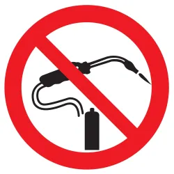 Panneau INTERDIT DE SOUDER NORMASIGN D Taliaplast 624251 | 624251