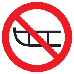 Panneau LUGE INTERDITE NORMASIGN D.300 Taliaplast 622342 | 622342