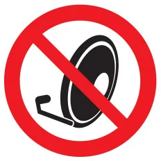 Panneau PARABOLES INTERDITES NORMASIGN Taliaplast 624337 | 624337