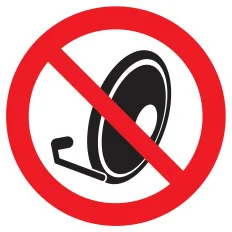 Panneau PARABOLES INTERDITES NORMASIGN Taliaplast 622337 | 622337