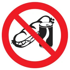 Panneau SANDWICH ET BOISSONS INTERDITS Taliaplast 624308 | 624308