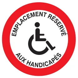 Panneau EMPLACEMENT RESERVE HANDICAPES Taliaplast 624266 | 624266