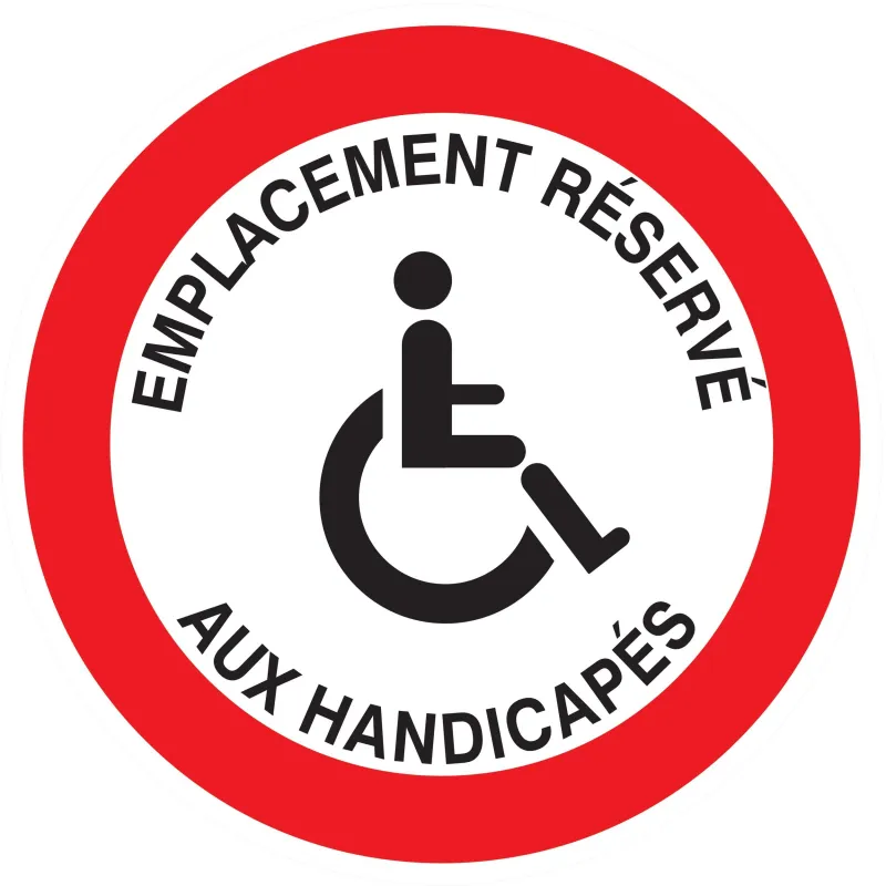 Panneau EMPLACEMENT RESERVE HANDICAPES Taliaplast 624266 | 624266 Panneau EMPLACEMENT RESERVE HANDICAPES Taliaplast 624266 | 624266