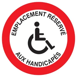 Panneau EMPLACEMENT RESERVE HANDICAPES Taliaplast 622266 | 622266