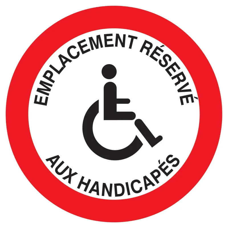 Panneau EMPLACEMENT RESERVE HANDICAPES Taliaplast 622266 | 622266 Panneau EMPLACEMENT RESERVE HANDICAPES Taliaplast 622266 | 622266