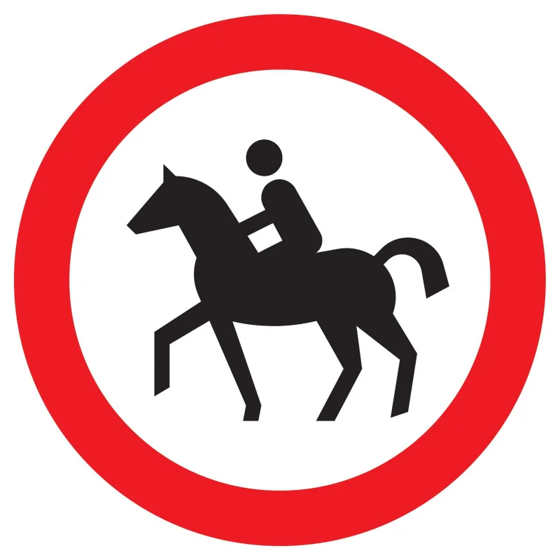Panneau INTERDIT AUX CAVALIERS NORMASI Taliaplast 624291 | 624291 Panneau INTERDIT AUX CAVALIERS NORMASI Taliaplast 624291 | 624291