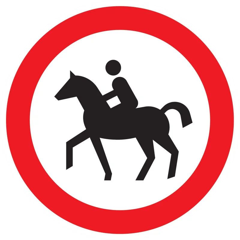 Panneau INTERDIT AUX CAVALIERS NORMASI Taliaplast 627291 | 627291 Panneau INTERDIT AUX CAVALIERS NORMASI Taliaplast 627291 | 627291