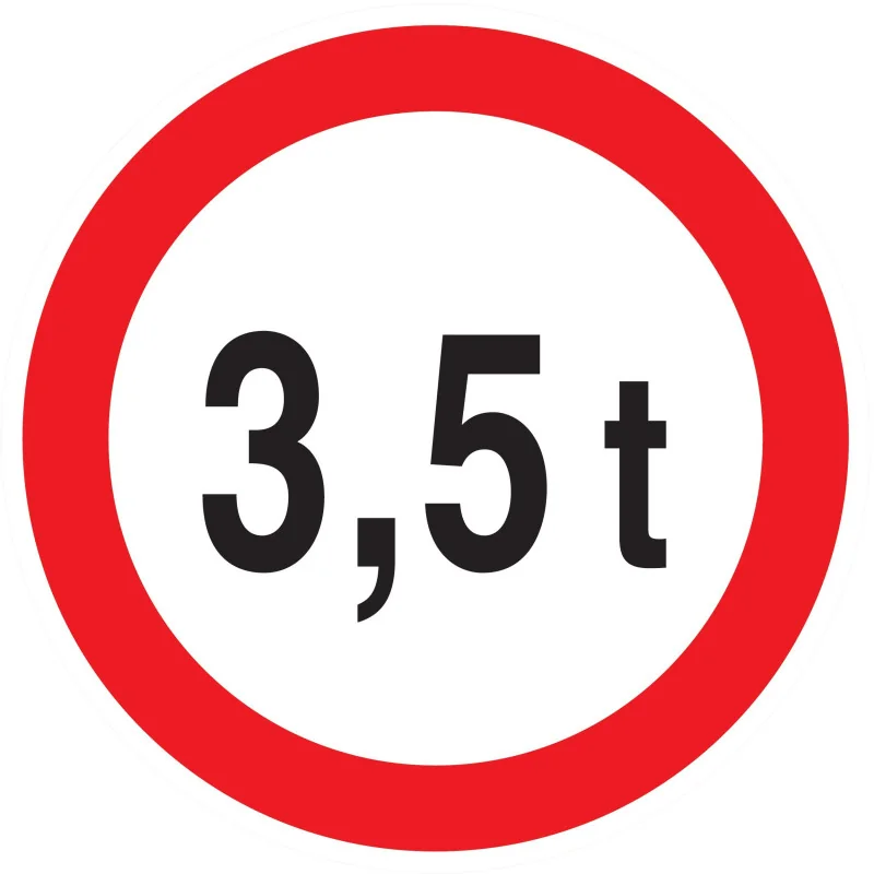 Panneau INTERDIT AU PLUS DE 3.5 TONNES Taliaplast 624283 | 624283 Panneau INTERDIT AU PLUS DE 3.5 TONNES Taliaplast 624283 | 624283