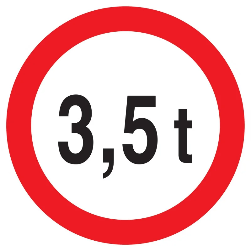 Panneau INTERDIT AU PLUS DE 3.5 TONNES Taliaplast 622283 | 622283 Panneau INTERDIT AU PLUS DE 3.5 TONNES Taliaplast 622283 | 622283