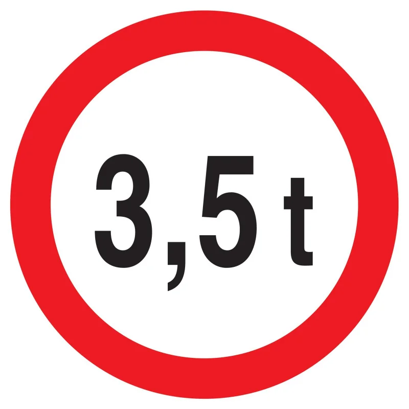 Panneau INTERDIT AU PLUS DE 3.5 TONNES Taliaplast 623283 | 623283 Panneau INTERDIT AU PLUS DE 3.5 TONNES Taliaplast 623283 | 623283