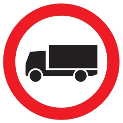 Panneau INTERDIT AUX POIDS LOURDS NORM Taliaplast 624284 | 624284