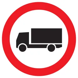 Panneau INTERDIT AUX POIDS LOURDS NORM Taliaplast 623284 | 623284