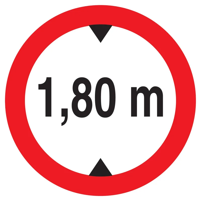 Panneau INTERD.VEHICULE +1.80M DE HAUT Taliaplast 622272 | 622272 Panneau INTERD.VEHICULE +1.80M DE HAUT Taliaplast 622272 | 622272