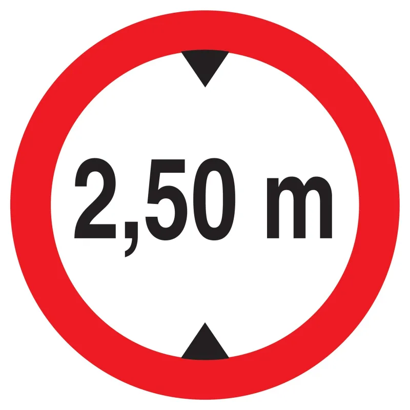 Panneau INTERD.VEHIC.DE +2.50M DE HAUT Taliaplast 622276 | 622276 Panneau INTERD.VEHIC.DE +2.50M DE HAUT Taliaplast 622276 | 622276